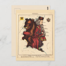 Russland Vintage Postkarten