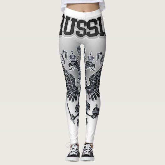 Russland-Wappen Leggings (Vorderseite)
