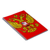 Russland-Wappen Notizblock (Rechte Seite)