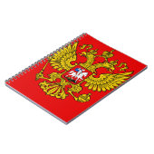 Russland-Wappen Notizblock (Linke Seite)
