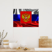 Russland-Wappen Poster (Küche)
