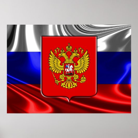Russland-Wappen Poster (Vorne)