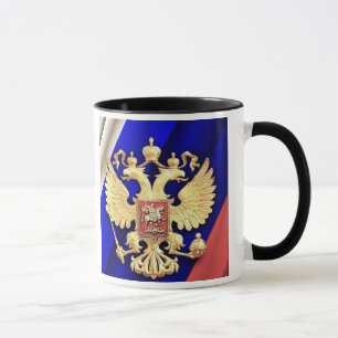 Russland Wappen Tasse