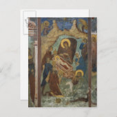 Russland, Yaroslavl, Fresko im Dom des Hl. 2 Postkarte (Vorne/Hinten)