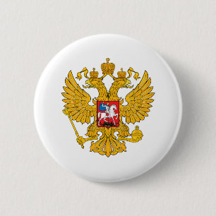 Russland zwei ging Eagle voran Button