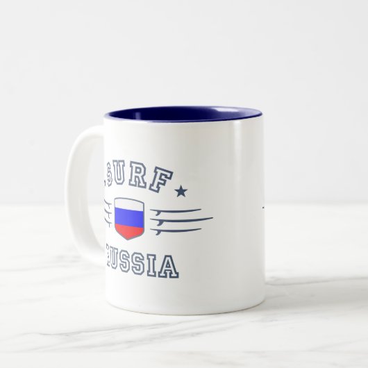 Russland Zweifarbige Tasse (Vorderseite Links)