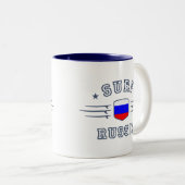 Russland Zweifarbige Tasse (VorderseiteRechts)