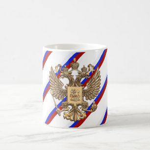 Russlandflagge Kaffeetasse