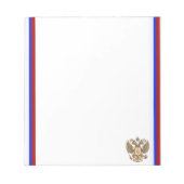 Russlandflagge Notizblock (Vorderseite)
