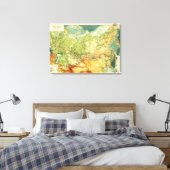 RusslandPanoramakarte Russland Leinwanddruck (Insitu (Schlafzimmer))
