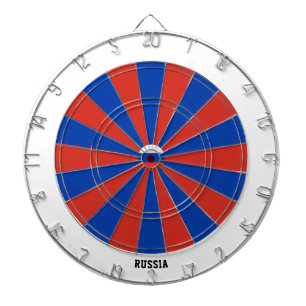 Russlands Flaggenpatrons Bullseye Dartscheibe