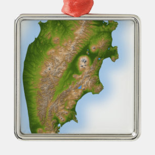 Russlands Halbinsel Kamtschatka Silbernes Ornament