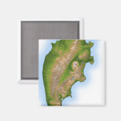 Russlands Kamtschatka-Halbinsel Magnet (Vorderseite/Rückseite)