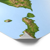 Russlands Kamtschatka-Halbinsel Poster (Ecke)