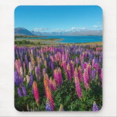 Russle Lupines in See Tekapo | Neuseeland Mousepad (Vorne)