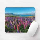Russle Lupines in See Tekapo | Neuseeland Mousepad (Mit Mouse)