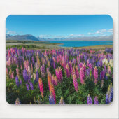 Russle Lupines in See Tekapo | Neuseeland Mousepad (Vorne)