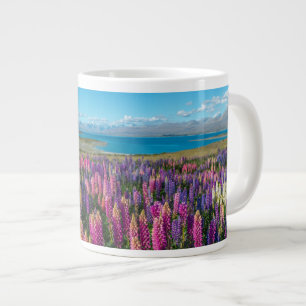 Russlupinen am Tekapo-See Neuseeland Jumbo-Tasse