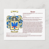 Russo (Bedeutung) Postkarte (Vorderseite)