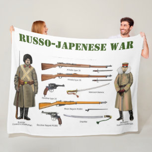 RUSSO JAPENESISCHER KRIEG FLEECEDECKE