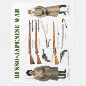 RUSSO JAPENESISCHER KRIEG FLEECEDECKE (Vorderseite)