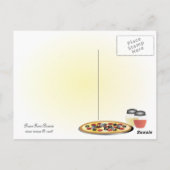Russo Rosa Pizzeria Postkarte (Rückseite)