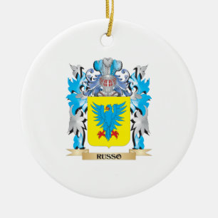Russo Wappen - Familienwappen Keramikornament