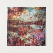 Rust abstract colorful grunge wandteppich (Vorderseite (Horizontal))