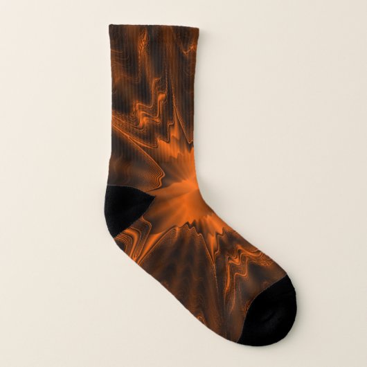 Rust Agate Socken (Links - Innen)