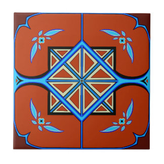 Rust and Vergiss-Me-Nots-Tile Fliese