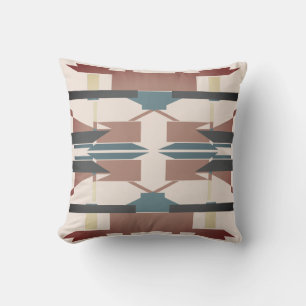 Rust Aquamarin Beige Ureinwohner Amerikas Südwestk Kissen