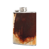 Rust Art Cool Fun Einzigartig Flachmann (Links)