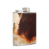 Rust Art Cool Fun Einzigartig Flachmann (Rechts)