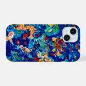Rust Art Cool Fun Einzigartig iPhone 15 Hülle (Rückseite (Horizontal))