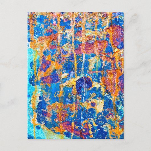 Rust Art Cool Fun Einzigartig Postkarte (Vorderseite)