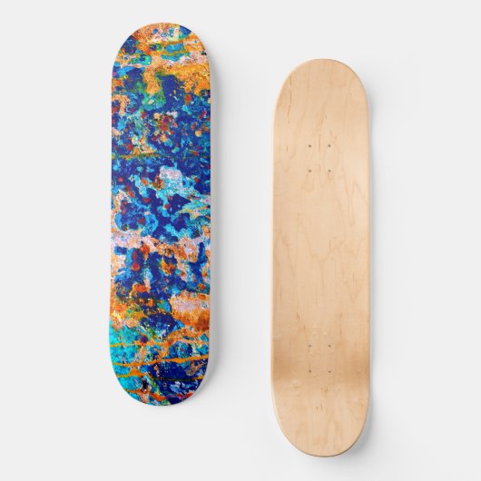 Rust Art Cool Fun Einzigartig Skateboard (Vorderseite)