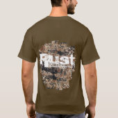 Rust~Artwork durch Mutter Natur T-Shirt (Rückseite)