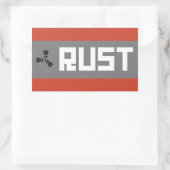 RUST Banner BGWG Rechteckiger Aufkleber (Tasche)