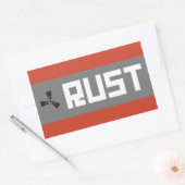 RUST Banner BGWG Rechteckiger Aufkleber (Umschlag)