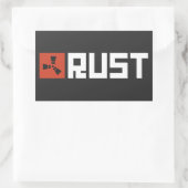 RUST Banner BRWC Rechteckiger Aufkleber (Tasche)