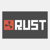 RUST Banner BRWC Rechteckiger Aufkleber (Vorderseite)