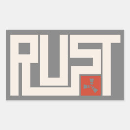 RUST Banner CRWaG Rechteckiger Aufkleber