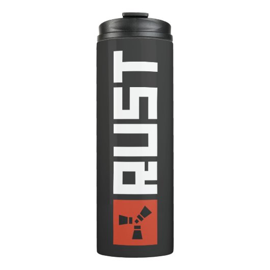 RUST Banner CRWC Thermosbecher (Vorderseite)