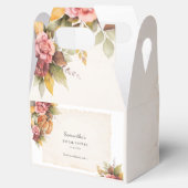 Rust-Blätter Pumpkin Fall Brautparty Geschenkschachtel (Geöffnet)