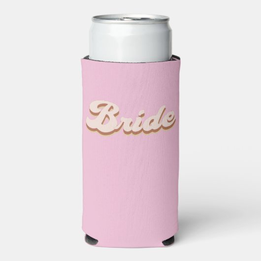 Rust Boho Retro Junggeselinnen-Abschied Bride Selters Dosenkühler (Seltzer Vorderseite)