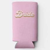 Rust Boho Retro Junggeselinnen-Abschied Bride Selters Dosenkühler (Rückseite)