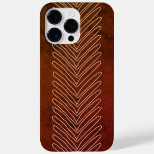 Rust Brown Modern Tribal African Arrows Case-Mate iPhone 14 Pro Max Hülle