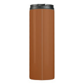 Rust-Brown-Thermal-Tumbler Thermosbecher (Rückseite)