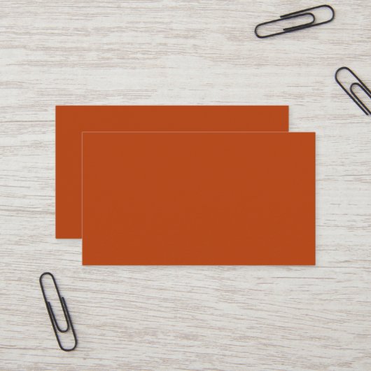 Rust Business Card Visitenkarte (Vorderseite/Rückseite Beispiel)