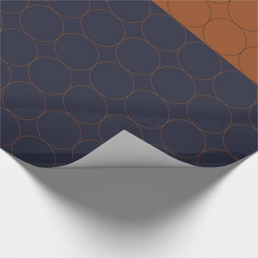 Rust Circles II Geschenkpapier (Ecke)